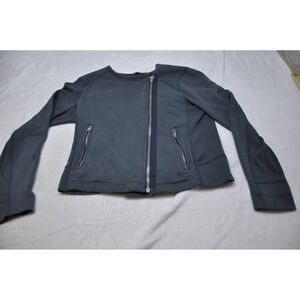 Gap Jacket Womens Medium Asymmetrical‎ Zip Moto Crafted Casual